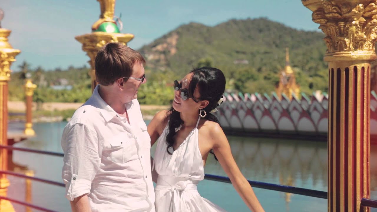 Buddhist ceremony + European-style Wedding on the beach. | Thailand photo shoot