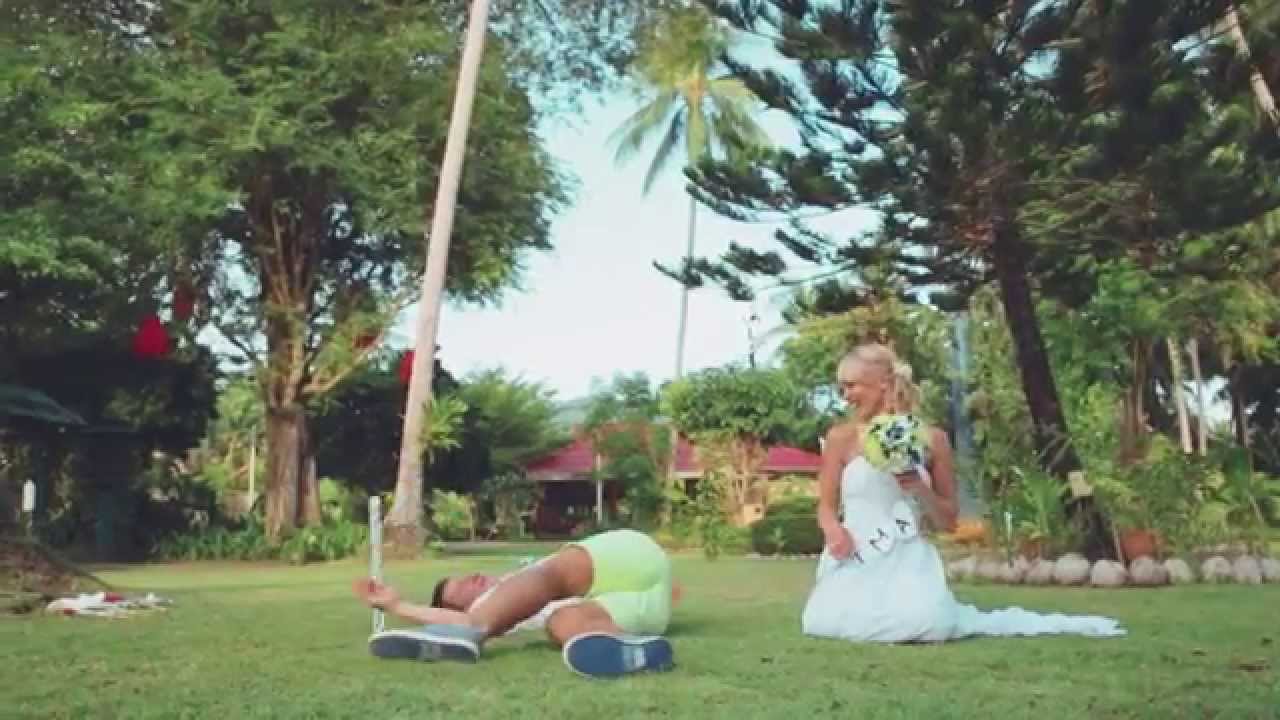 A&A Cérémonie de mariage à l'européenne sur la plage - Séance photo en Thaïlande