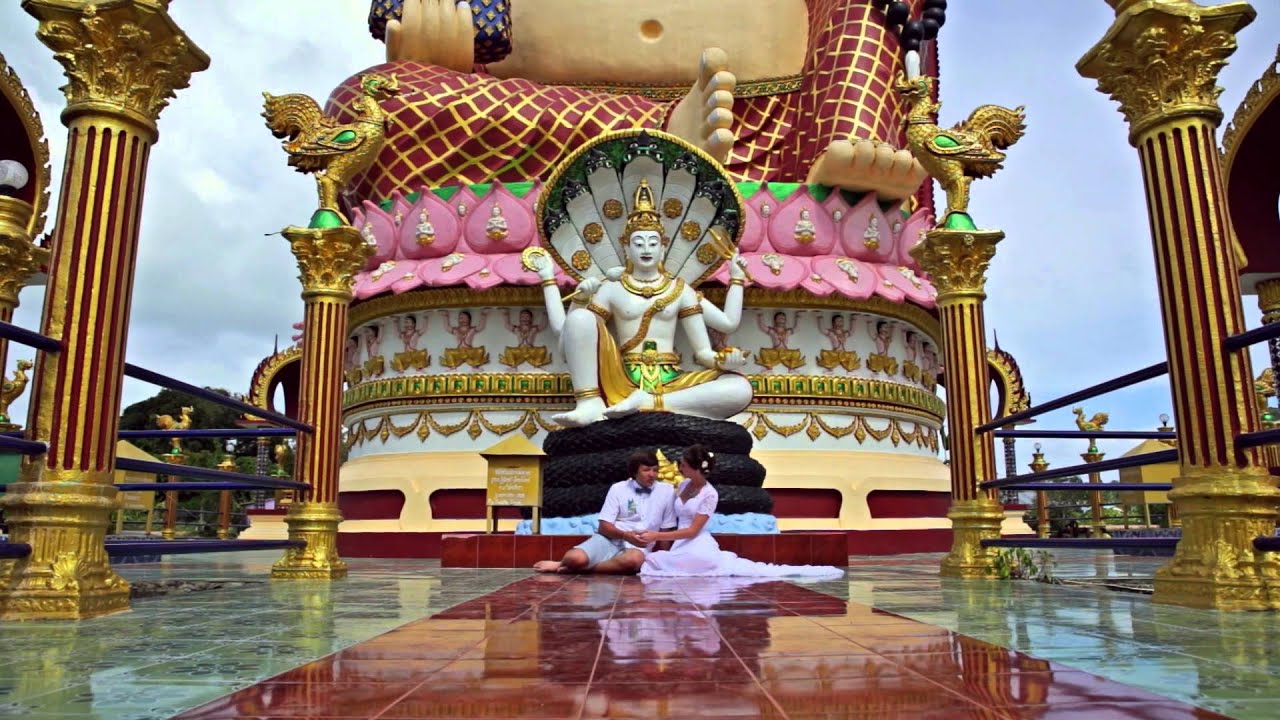 D&J Buddhist ceremony + European-style Wedding on the beach. | Thailand photo shoot