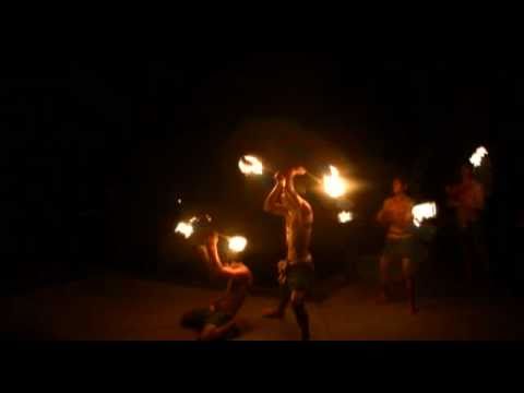 Fireworks and Fire Show Marriage Proposal, Thailand