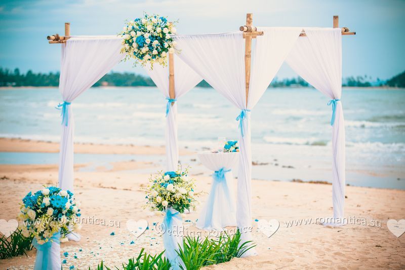 Примеры оформления церемонии: цветочные арки и шатры Организатор свадеб и праздников в Таиланде. Хуахин острова Самуи и Чанг и другие Пример оформления_classical4